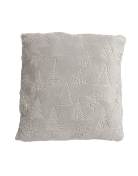 DAS HOME ΜΑΞΙΛΑΡΙ ΦΙΓΟΥΡΑΣ 40X40 CHRISTMAS 1373 GREY