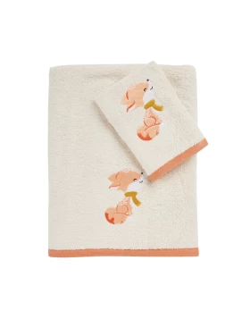 DAS BABY ΣΕΤ ΠΕΤΣΕΤΕΣ 2 ΤΕΜΑΧΙΩΝ ΚΕΝΤΗΤΕΣ FUN 4978 IVORY, TERACOTTA