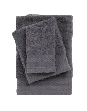 DAS HOME ΣΕΤ ΠΕΤΣΕΤΕΣ 3ΤΕΜΑΧΙΩΝ BEST 0835 DARK GREY