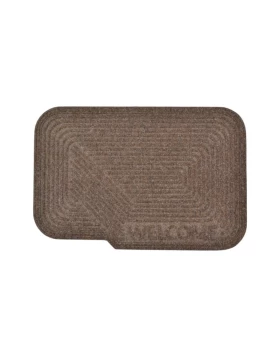 Πατάκι Εισόδου Ankor με Αντιολισθητική Βάση - Καφέ 40x60 εκ. 848270