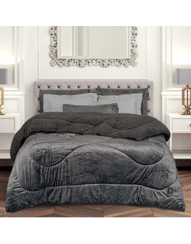 GREENWICH POLO CLUB ΚΟΥΒΕΡΤΟΠΑΠΛΩΜΑ ΥΠΕΡΔΙΠΛΟ ESSENTIAL 3956 GREY