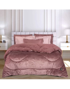 GREENWICH POLO CLUB ΚΟΥΒΕΡΤΟΠΑΠΛΩΜΑ ΥΠΕΡΔΙΠΛΟ ESSENTIAL 3957 NUDE