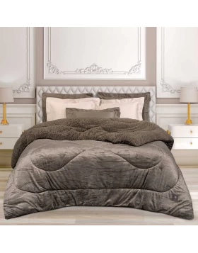 GREENWICH POLO CLUB ΚΟΥΒΕΡΤΟΠΑΠΛΩΜΑ ΥΠΕΡΔΙΠΛΟ ESSENTIAL 3958 TAUPE