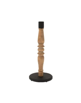 Κηροπήγιο Ξύλινο Δίχρωμο Iliadis 2×10×30 cm 88986