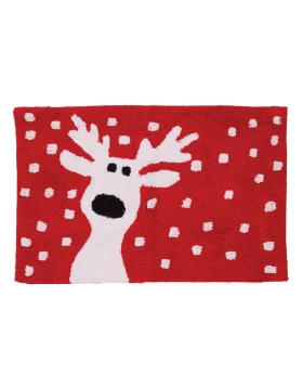 DAS HOME ΤΑΠΕΤΟ ΜΠΑΝΙΟΥ 50Χ80 CHRISTMAS 0850 RED