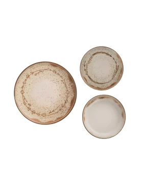 Σετ Φαγητού Πορσελάνινο 18τμχ KUTAHYA Roma Reactive Glaze (880914)