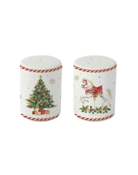 Easy Life Christmas Tale Σετ Αλατοπίπερο Πορσελάνης 7cm 1333CTAL