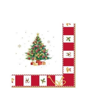 Σετ 20 Χριστουγεννιάτικες Χαρτοπετσέτες Easy Life Christmas Tale 33x33 εκ. - 414CTAL