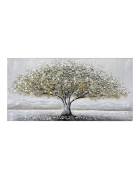 Πίνακας Ελαιογραφία σε Καμβά Δέντρο και Χρυσές Λεπτομέρειες 120x60εκ. Ankor