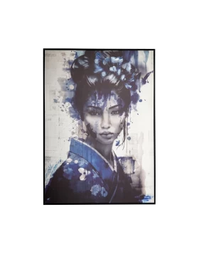 Πίνακας σε Καμβά Iliadis Blue Japanese Girl 103x143 εκ. 89157