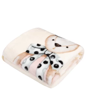 GREENWICH POLO CLUB ΚΟΥΒΕΡΤΑ VELOUR ΚΟΥΝΙΑΣ ESSENTIAL 8859 CREAM