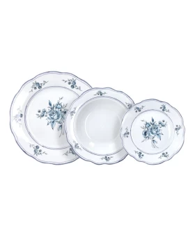 Σερβίτσιο Πιάτων Tognana 18 Τεμαχίων Heritage Florals Πορσελάνη 