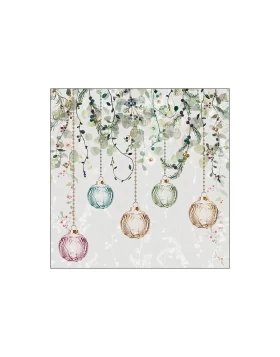 Χαρτοπετσέτες Ambiente Floral Christmas 33x33 εκ. Σετ 20 τμχ – 33319995