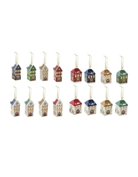 Easy Life Festive Avenue στολίδι σπιτάκι κεραμικό (4 σχέδια 4 χρώματα)1846FEAV