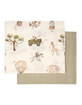 GREENWICH POLO CLUB ΣΕΤ ΣΕΝΤΟΝΙΑ ΛΙΚΝΟΥ ΒΑΒΥ ESSENTIAL 8860 IVORY, OLIVE GREEN