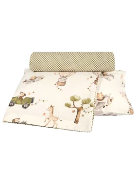 GREENWICH POLO CLUB ΣΕΤ ΣΕΝΤΟΝΙΑ ΚΟΥΝΙΑΣ ESSENTIAL 8860 IVORY, OLIVE GREEN