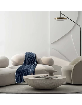 GREENWICH POLO CLUB ΚΟΥΒΕΡΤΑ ΚΑΝΑΠΕ FLEECE 130Χ170 ESSENTIAL 4442 ROYAL BLUE