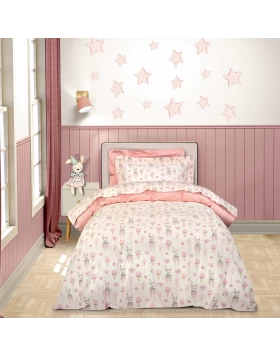 GREENWICH POLO CLUB ΣΕΤ ΣΕΝΤΟΝΙΑ ΜΟΝΑ ESSENTIAL 8859 IVORY, PINK