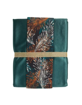 DAS HOME ΣΕΤ ΤΡΑΠΕΖΟΜΑΝΤΗΛΟ 2ΤΜΧ 140Χ220 0865 GREEN