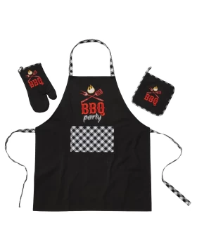 DAS HOME ΣΕΤ ΚΟΥΖΙΝΑΣ 3ΤΜΧ 0862 BLACK