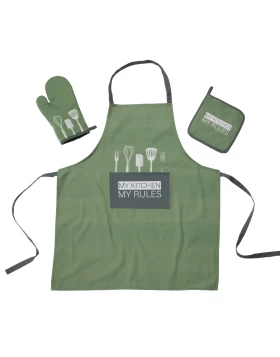 DAS HOME ΣΕΤ ΚΟΥΖΙΝΑΣ 3ΤΜΧ 0863 DARK MINT