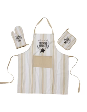 DAS HOME ΣΕΤ ΚΟΥΖΙΝΑΣ 3ΤΜΧ 0864 ECRU