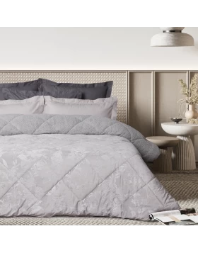 DAS HOME VELVET ΚΟΥΒΕΡΤΟΠΑΠΛΩΜΑ SHERPA ΜΟΝΟ 1376 GREY