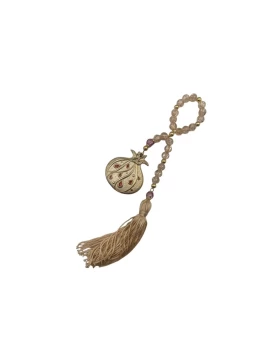 Γούρι ρόδι και γυάλινες χάντρες - Φυσαλίς 589