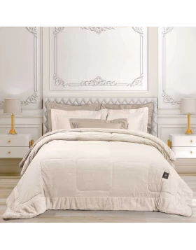 GREENWICH POLO CLUB ΚΟΥΒΕΡΤΟΠΑΠΛΩΜΑ VELVET KING PREMIUM 3965 IVORY