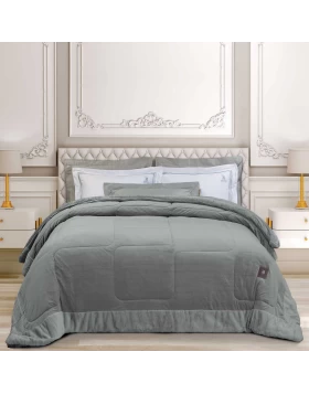 GREENWICH POLO CLUB ΚΟΥΒΕΡΤΟΠΑΠΛΩΜΑ VELVET KING PREMIUM 3967 GREY