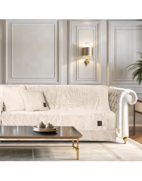 GREENWICH POLO CLUB ΡΙΧΤΑΡΙ VELVET 180Χ250 PREMIUM 3968 IVORY