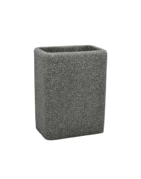 Ποτηροθήκη πολυεστερική γκρι με σαγρέ υφή - 850082