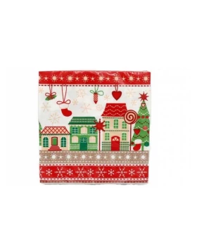 Σετ Χαρτοπετσέτες Χριστουγεννιάτικες 20 τμχ  - Κωδικός ΧΜ5286