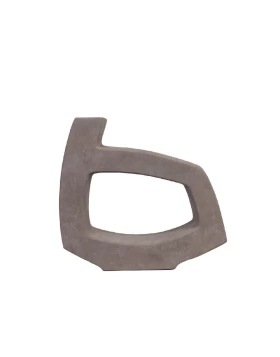 Espiel Κεραμικό Βάζο Abstract b σε Γήινη Απόχρωση (MAH106) - 25.5x8x22.5cm