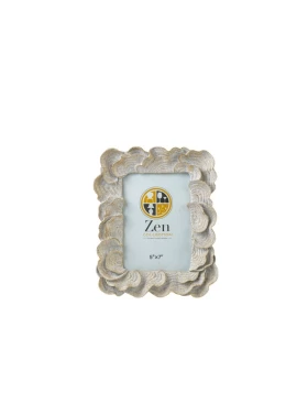 Κορνίζα Πολυεστερική Χρυσή με Κοράλια (13x18εκ.) - Zen Collection 51477