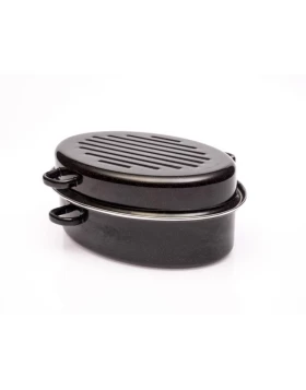 Γάστρα επισμαλτωμένος χάλυβας 43x34x41εκ. - 10,5 λίτρα Max Home EA-7420