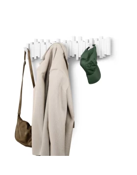 Umbra Sticks 1023536-660 Κρεμάστρα Τοίχου 8 Θέσεων - Λευκό