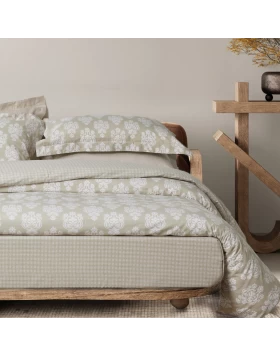 DAS HOME ΣΕΤ ΠΑΠΛΩΜΑΤΟΘΗΚΗ ΥΠΕΡΔΙΠΛΗ HAPPY 9689 TAUPE