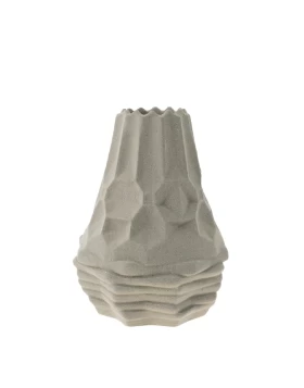 Κεραμικό Βάζο Zen Collection Γκρι 15,3x20,5 εκ. (Κωδ. 50011)