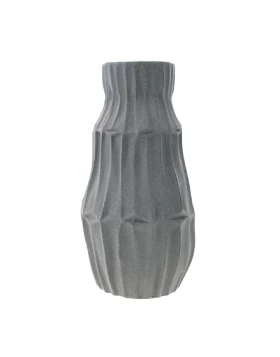Κεραμικό Βάζο Zen Collection Σκούρο Γκρι 15x28,5 εκ. (Κωδ. 50013)