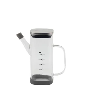 Γυάλινη Ροή Λαδιού/Ξυδιού 550ml Max.Home CROTON 17x8x19cm - Με στόμιο
