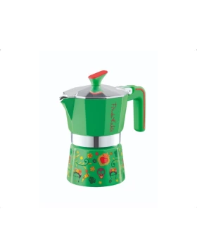 Μπρίκι Espresso 2 Φλ. Pedrini MyMoka Frida Kahlo 02CF144 Green