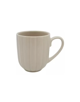 Κούπα Κεραμική 380ml DAY 106336.B (Μπεζ) - 8,7x12,5x10cm