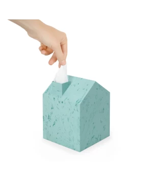 Κάλυμμα Κουτιού Χαρτομάντηλων Umbra Casa 023340-1193 Ocean Blue 13x13x17cm