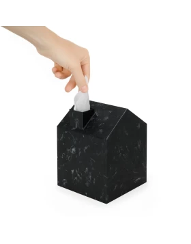 Κάλυμμα Κουτιού Χαρτομάντηλων Umbra Casa 023340-1350 Black 13x13x17cm