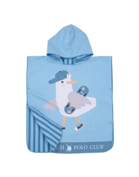 GREENWICH POLO CLUB JUNIOR ΠΟΝΤΣΟ ΘΑΛΑΣΣΗΣ 50Χ115 4177 BLUE