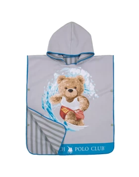 GREENWICH POLO CLUB JUNIOR ΠΟΝΤΣΟ ΘΑΛΑΣΣΗΣ 50Χ115 4179 BLUE, GREY