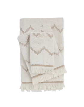 DAS HOME ΣΕΤ ΠΕΤΣΕΤΕΣ 3ΤΕΜΑΧΙΩΝ BEST 0872 BEIGE