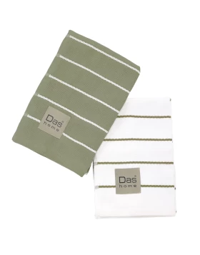DAS HOME ΣΕΤ ΠΟΤΗΡΟΠΑΝΑ 2ΤΜΧ 40X60 0885 OLIVE