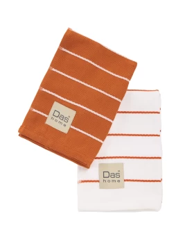 DAS HOME ΣΕΤ ΠΟΤΗΡΟΠΑΝΑ 2ΤΜΧ 40X60 0886 TERRACOTTA